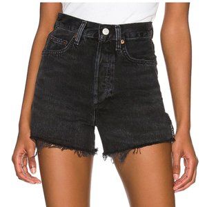 AGOLDE High Rise Short- Distressed